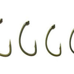 Avid Carp curve shank hooks barbed | 12 st | karperhaken