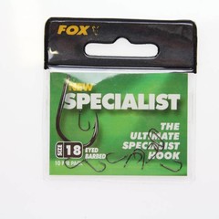Fox the ultimate specialist hook eyed & barbed | 10 pcs | hooks
