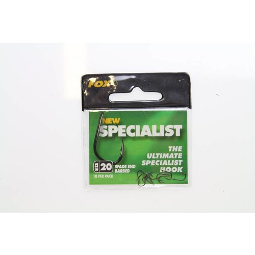 Fox the ultimate specialist hook spade end & barbed | 10 st | haken
