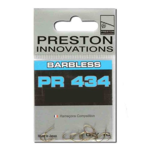 Preston PR 434 barbless hook | maat 12 | 10 st | haken