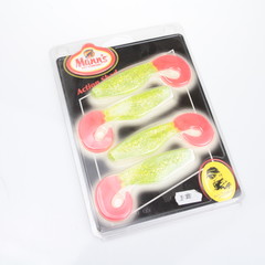 Mann's action shad chartreuse 10,5cm | 4 pcs | shads