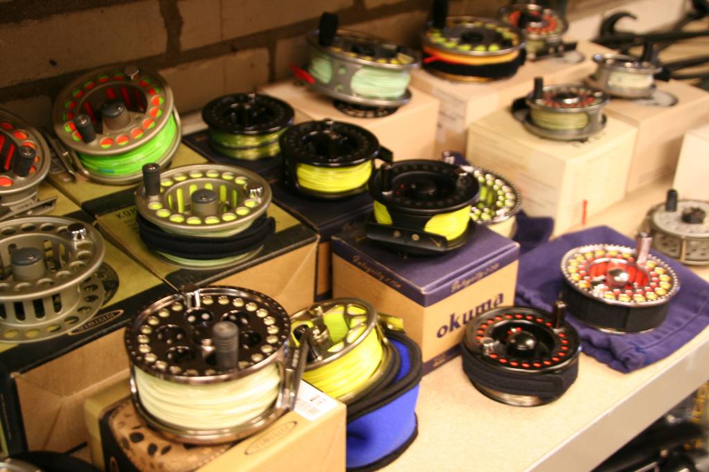 New & used fly reels