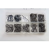 Balzer tacklebox filled with fly tying hooks | 260 pcs