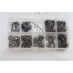 Balzer tacklebox filled with fly tying hooks | 260 pcs