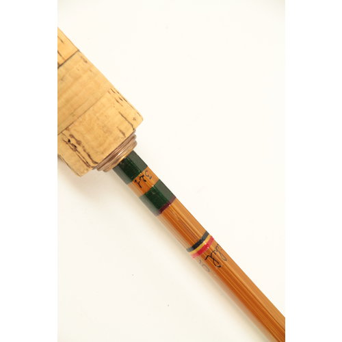 Pezon & Michel ritz super parabolic PPP Troun type Hans 2.49M / 8,2ft wt. 6 | split cane fly rod