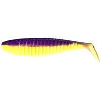 Berkley flex slim shad | purple chartreuse