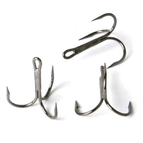 Fox predator 2xs carbon treble hook | maat 8 | 10 st | dreggen