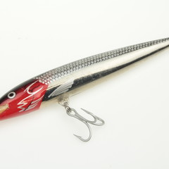 Rapala magnum 18cm floating black red head | plug