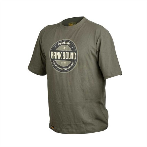 Prologic bank bound badge tee | green | T-shirt