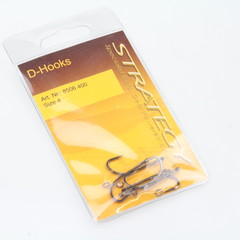 Strategy D-Hooks | 5 pcs | carp hooks