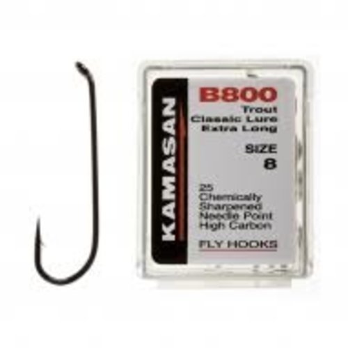 Kamasan B800 Trout Classic Lure Extra Long | 25 st | vlieghaken