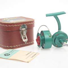 Vintage Mitchell plastic spinning reel box - CV Fishing