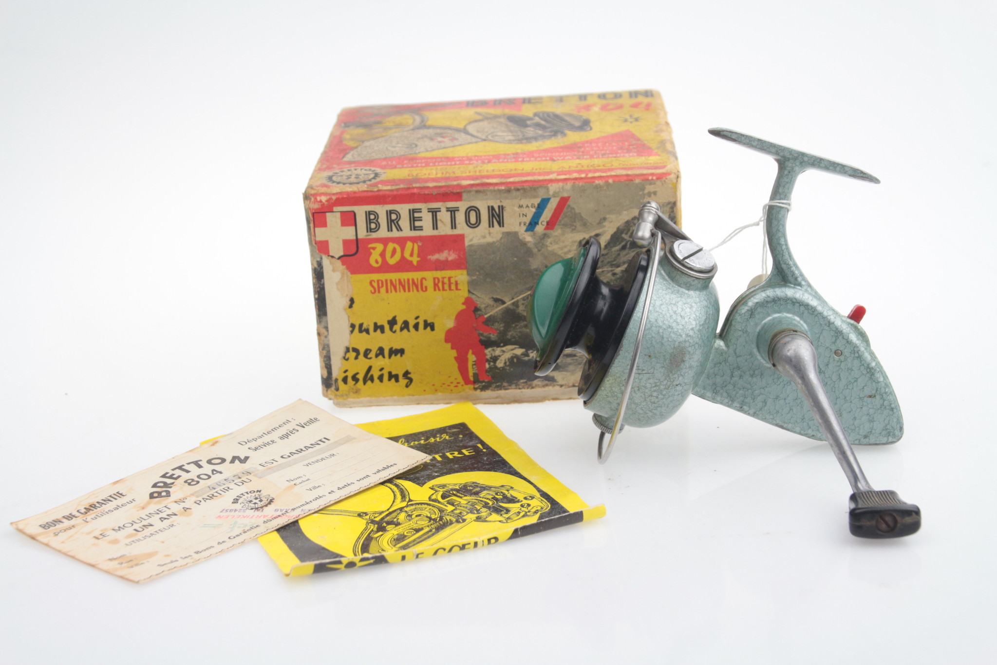 ANCIEN MOULINET ( Bretton 804 De Luxe ) fonctionnelle EUR 20,00 - FR