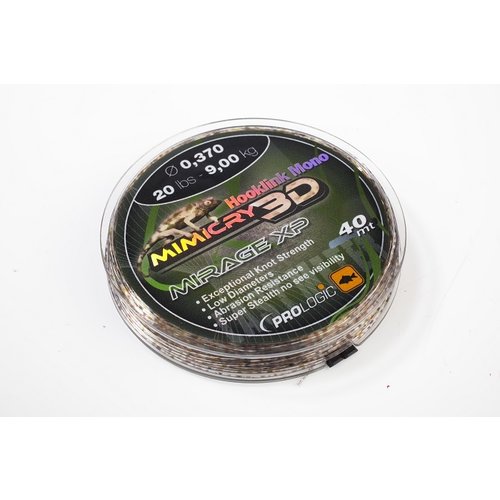 Prologic hooklink mono mimicry 3D | 30 LB - 0.459 mm - 35 M