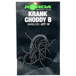 Korda krank choddy B - size 10 | 10 pcs | carp hooks