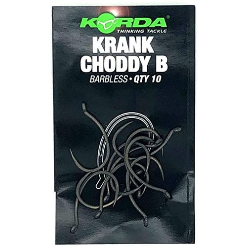 Korda krank choddy B - size 10 | 10 pcs | carp hooks