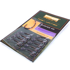 PB Products curved kd hooks - size 8 | 10 pcs | carp hooks