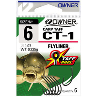 Owner carp taff ct-1 flyliner | 10 st | karperhaken
