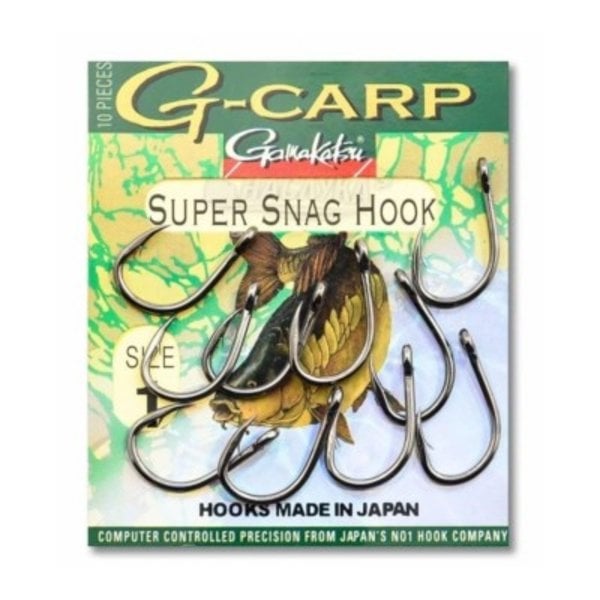 Gamakatsu G-carp super snag | 10 pcs | carp hooks