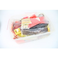 Box filled with fly binding tackle & material
