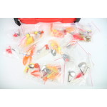 Tacklebox met handgemaakte spinners