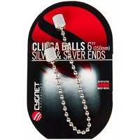 Cygnet clinga balls | silver & silver ends | 150 mm