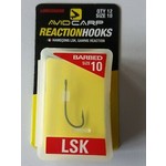 Avid Carp reaction hooks LSK longshank | barbed | 12 st | karperhaken