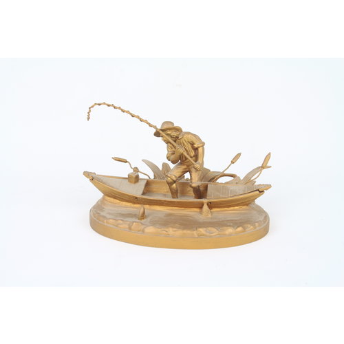 Decorative statuette fisherman