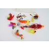 Tacklebox met kleine streamers en nymphen