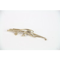 Vintage fishing tie clip salmon