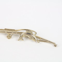 Vintage fishing tie clip zalm | das clip