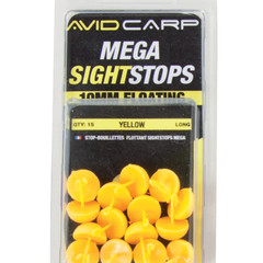 Avid Carp mega sight stops | yellow | 10mm | 15 st