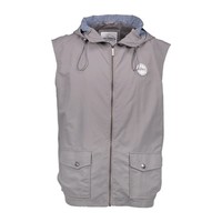 Aqua Products high neck grey hooded gilet | size XXL