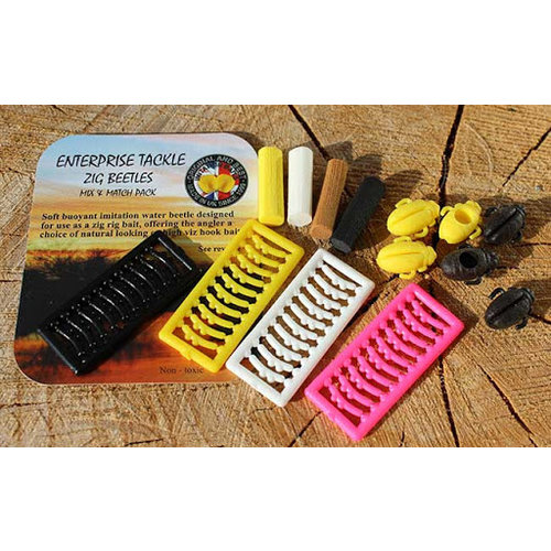 Enterprise tackle zig beetles mix & match pack | 6 st