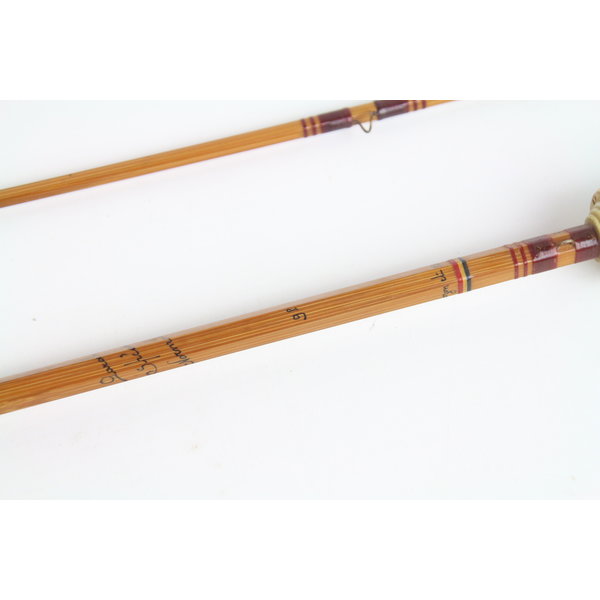 French Pezon et Michel two piece split can fishing rod Parabolic Prima  Normale 9' #6/7, #7215972, in