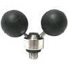 Elite rubber ball rod rest
