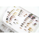 Wheatley 16 pockets alu fly box + 85 flies