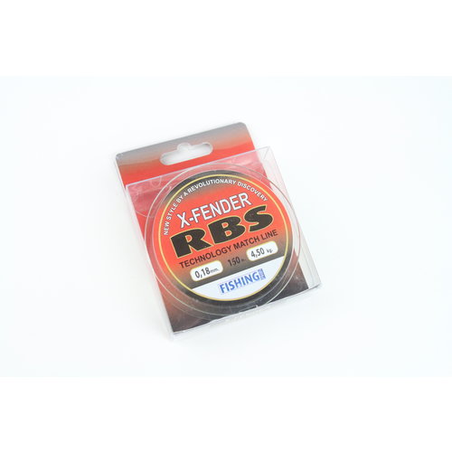 X-fender RBS technology match line 0.18 mm - 150M | nylon vislijn