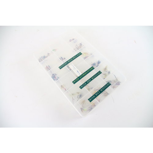 Tacklebox filled with 80 wet flies