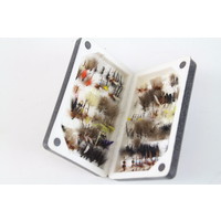 Global fly flisherman fly box with more than 130 nymphs