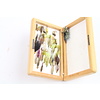 Wooden fly box filled with more than 40 flies