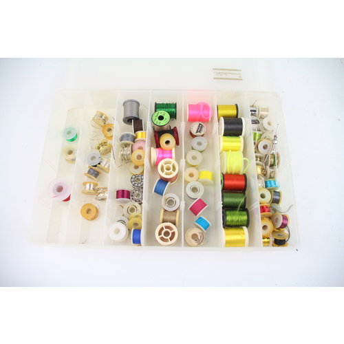 Tacklebox filled with tying threads | 75 pcs
