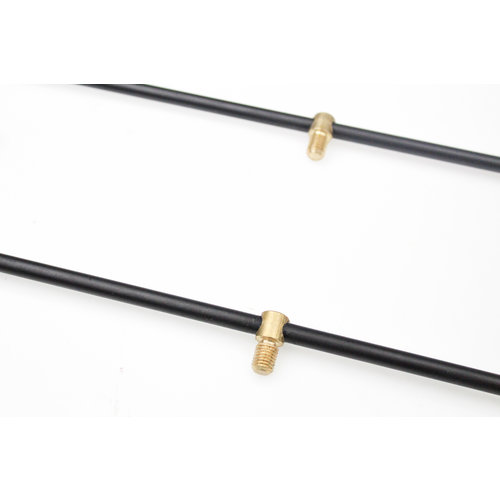 DAM alu 2 rod buzzer bar with adjustable rod rests