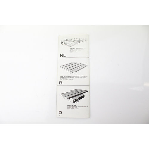 Albatros Arca Balzer catalog / flyer 73/74 + Albatros Galion flyer