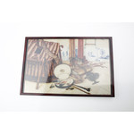 Vintage fishing tackle - framed illustration | 30,3 x 20,3 cm