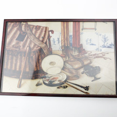 Vintage fishing tackle - framed illustration | 30,3 x 20,3 cm