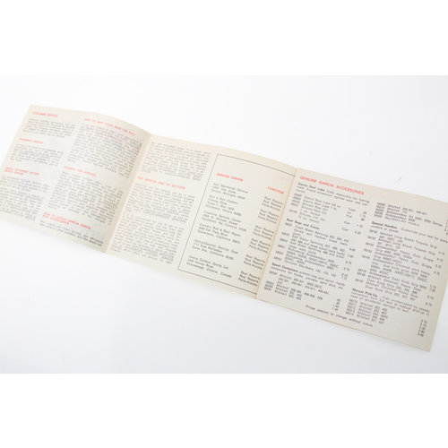 Garcia service boekje van Mitchell 710 vliegvisreel | USA