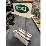 Mitchell wooden rod rack for 30 rods