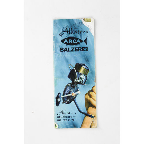 Albatros Arca Balzer catalogus / folder | Hengelsport nieuws 71/72