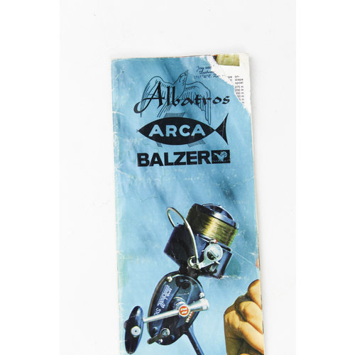Albatros Arca Balzer catalogus / folder | Hengelsport nieuws 71/72